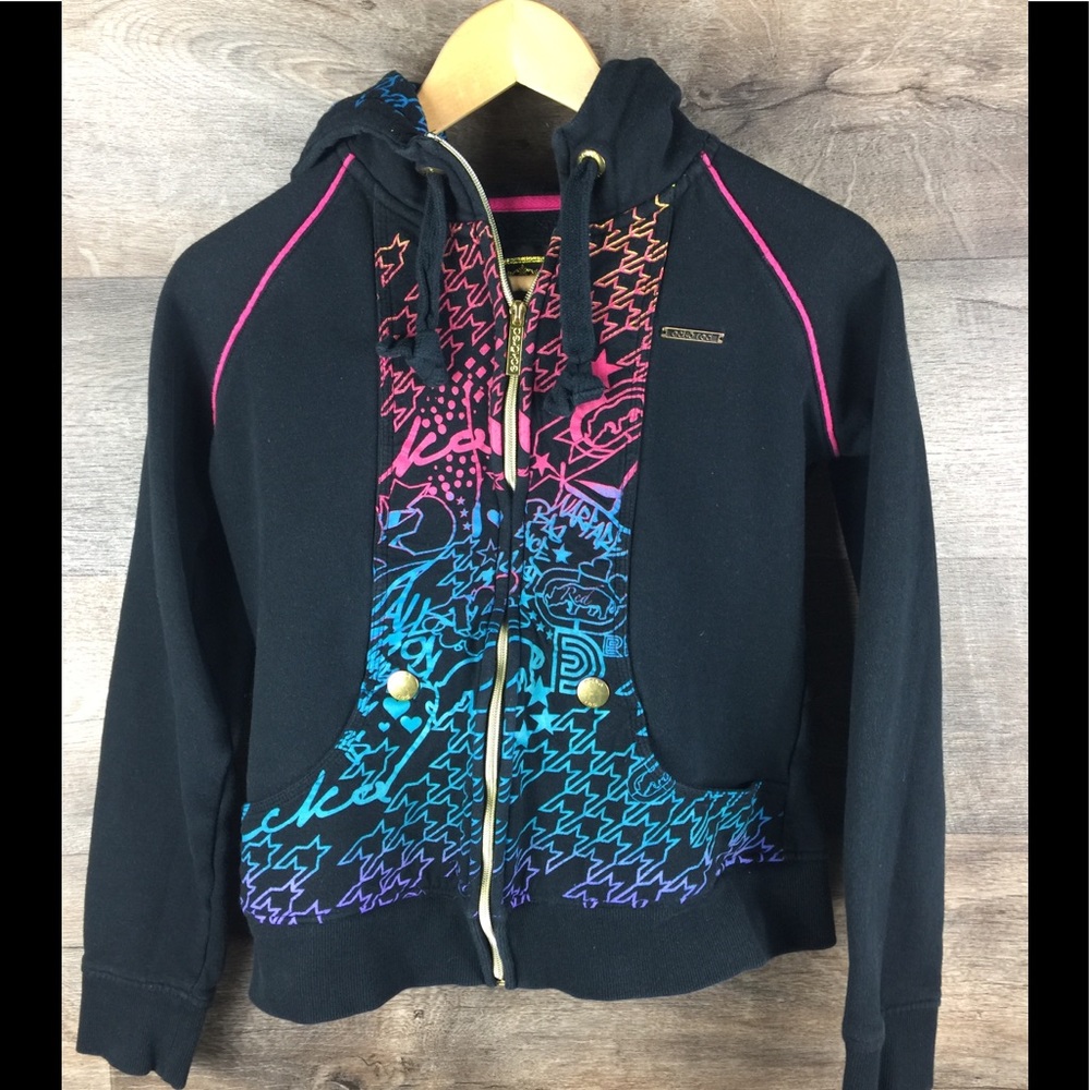 Ecko red women’s hooded sweater size L